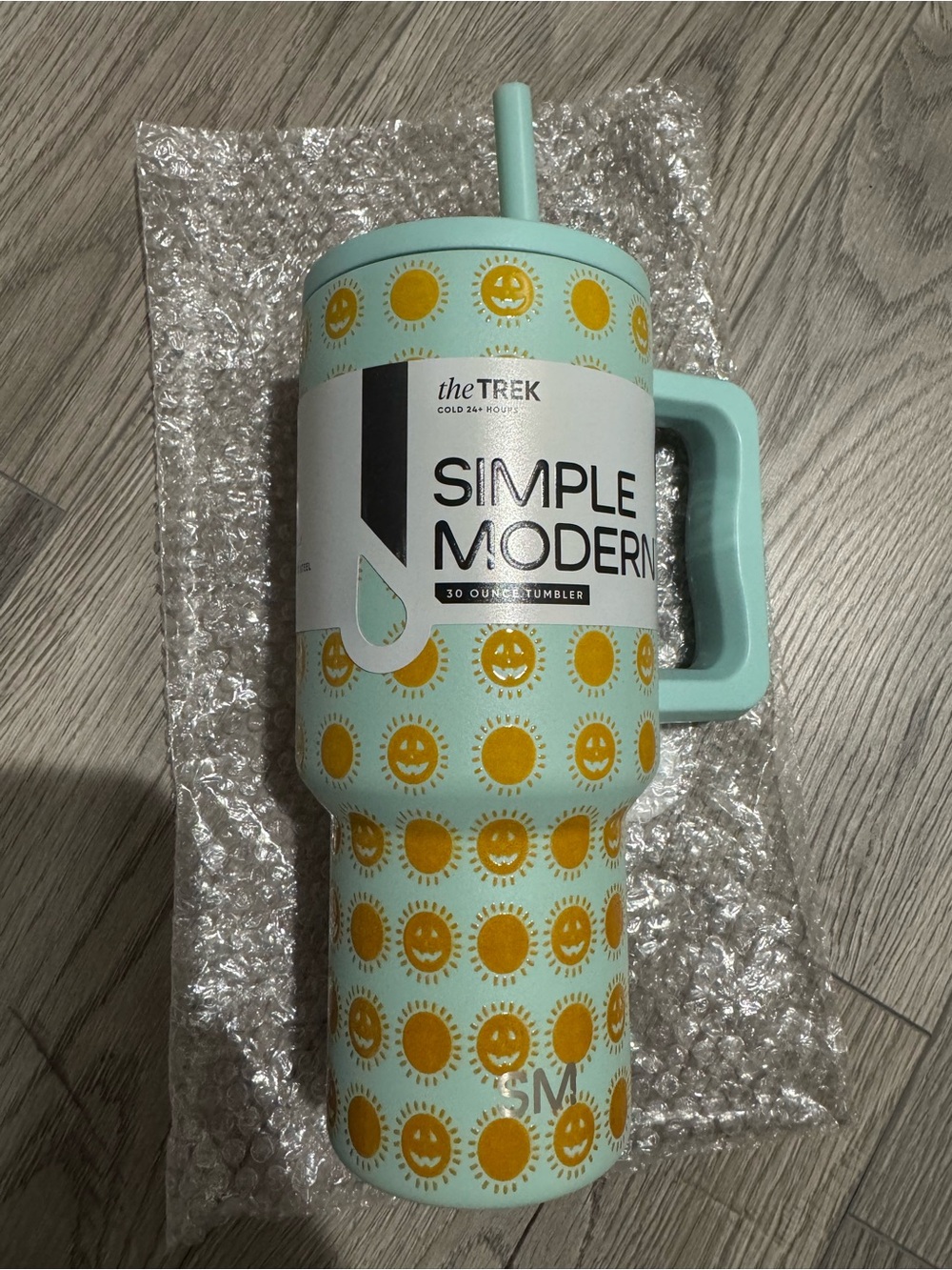 Simple Modern 30oz Tumbler - Mint with pumpkins